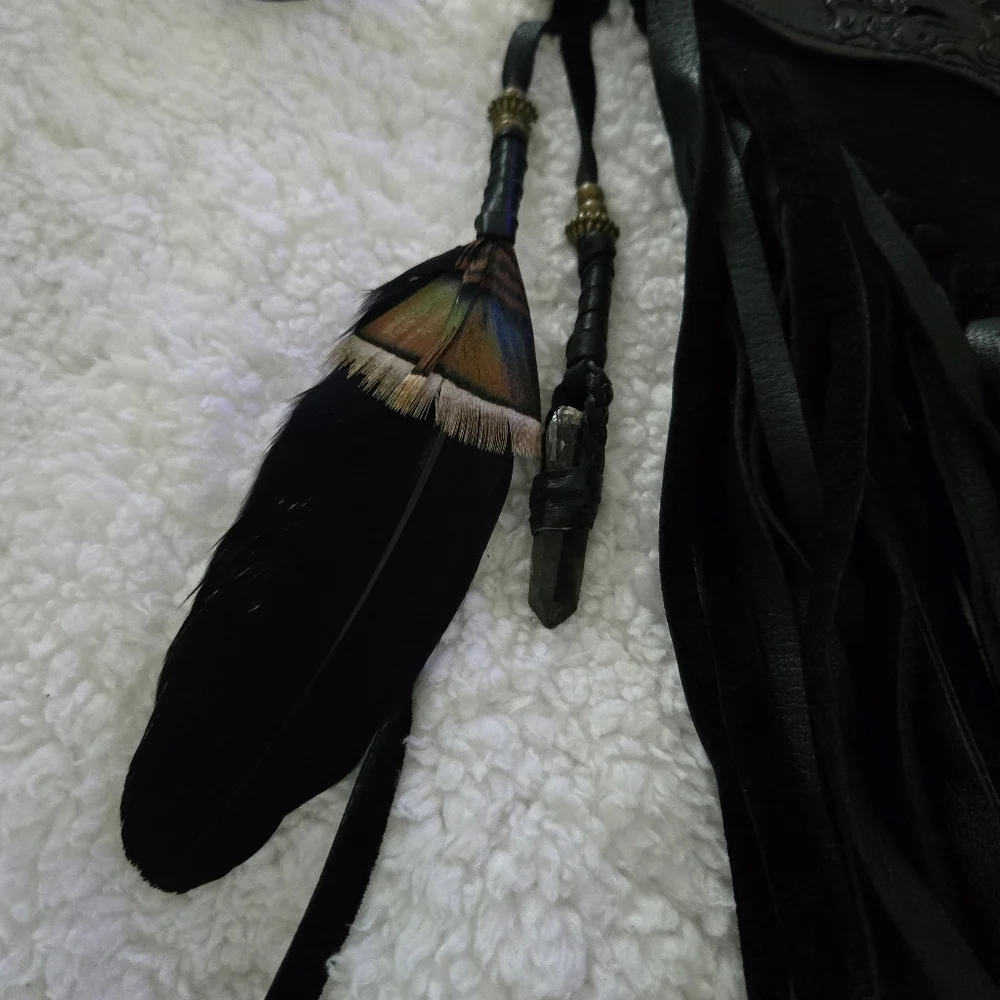 RESERVED❣️❣️Buffalo Girl Suede Phone Pouch - Picture 7 of 14